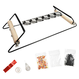 Large iron simple metal frame bead weaving machine bead weaving machine rice beads handmade DIY bracelet bead threading machine wholesale