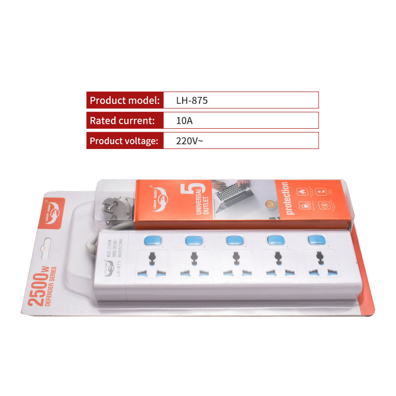LH - 873U 874U 875U 3 4 5 interruptor multiconexión interruptor independiente enchufe de cable USB