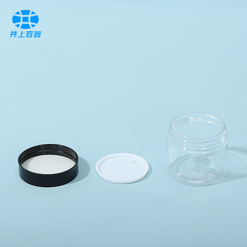 47 dientes 30/40/50/60ml botella de boca ancha transparente crema sub-embalaje botella transparente productos para el cuidado de la piel del animal doméstico frasco de plástico