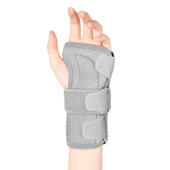 Double aluminum plate wrist guard sprain wrist strap tendon sheath fracture support recovery joint pain strain rehabilitation unisex