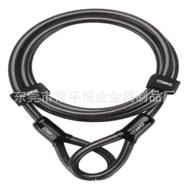 Фабрика оптовая продажа Amazon горячая продажа 12MM клей TPU кодовый замок канат стальной трос может быть напечатан для обмотки логотипа