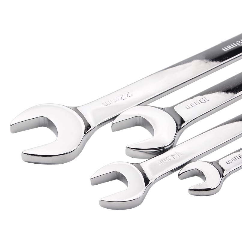 Llave abierta Llave de doble cabeza llave sólida llave de doble propósito llave fija traje herramienta de reparación de automóviles