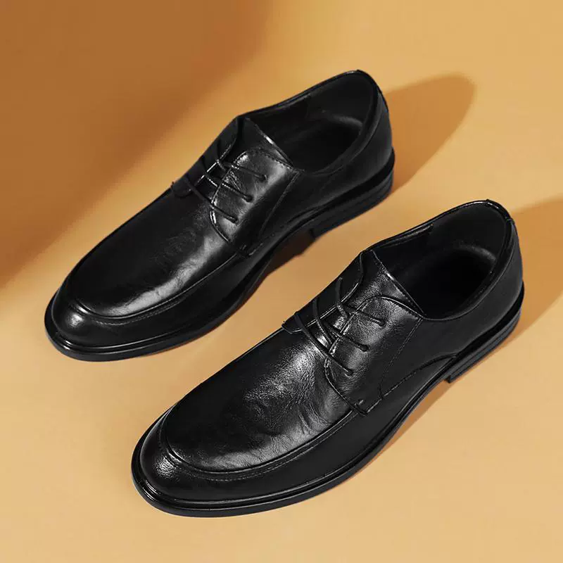 2305-New leather shoes business casual leather shoes Married groom men's shoes cross-border