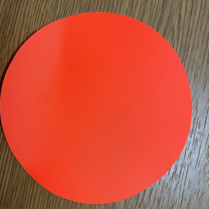 70D190T尼龙复合PVC涂层布根皮虫面料荧光绿荧光橘红