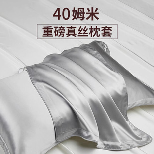 [Foreign Trade Big Sale] 40 Mumi Silk Pillowcases Pair of Mulberry Silk Summer Silk Ice Silk Pillowcases Pillow Covers