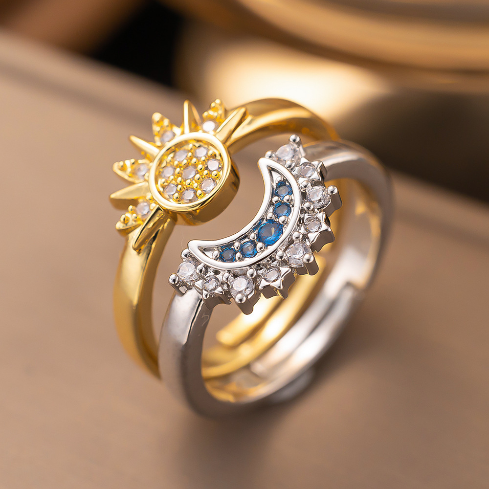 8g Weight Zircon Inlay Material Open Rings Classification 1 Piece Quantity Daily Occasion Copper Material Heart Shape, Bow Knot Pattern All Seasons Season Women's Gender Elegant Style Waterproof Non Tarnish Craft PVD Coated Real Gold Plated Heart Shape Bow Knot 304 Stainless Steel Elegant Glam Waterproof Non Tarnish Open Rings 25