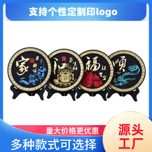 活性炭雕创意家居装饰品乔迁新居伴手礼客厅酒柜摆件结婚礼品套装