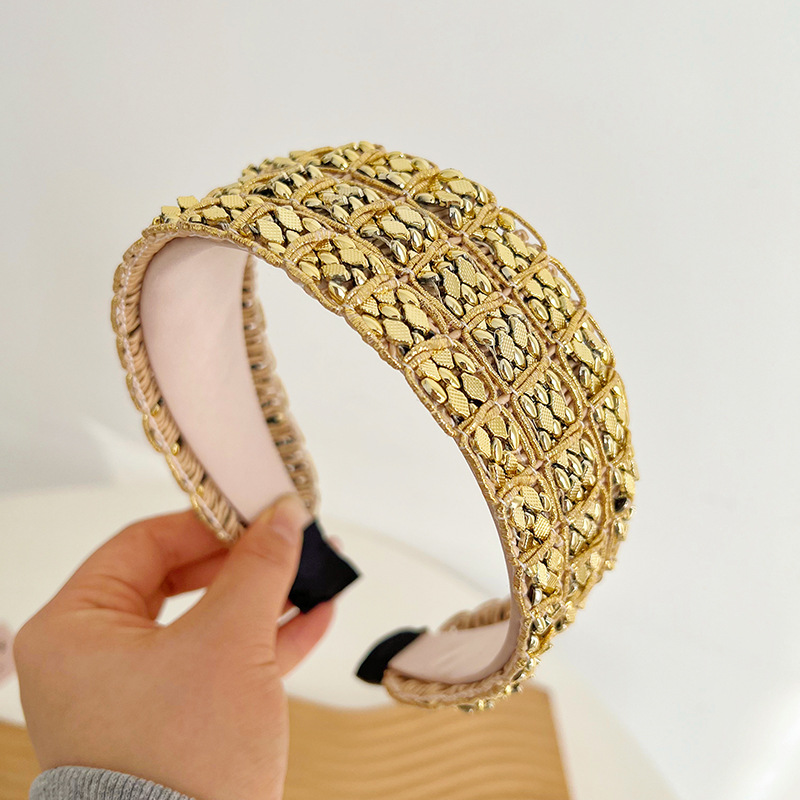 Elegant Lady Geometric Cloth Hair Band display picture 5