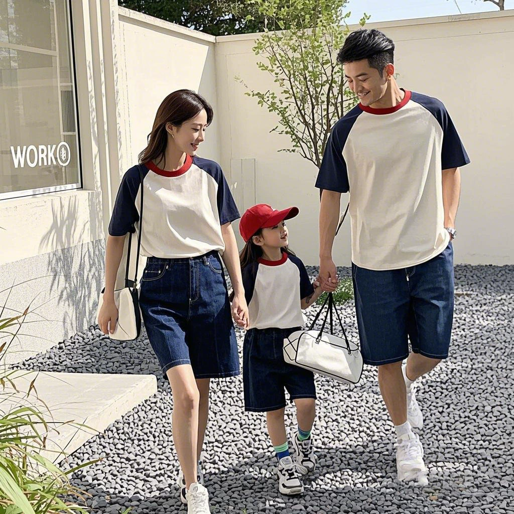 Одежда для родителей и детей семья из трех четырех матерей и женская одежда на заказ хлопковая футболка с коротким рукавом классная одежда для занятий может быть настроена