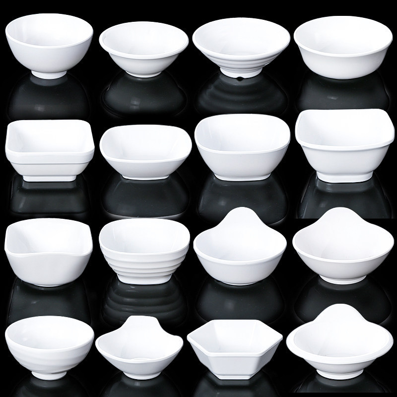 Melamine Tableware Set with Small Bowls with Handles for Commercial Restaurants, Rice Bowls, Plastic Soup Bowls, Hot Pot Dipping Sauce Bowls Melamine Tableware Set with Small Bowls with Handles for Commercial Restaurants, Rice Bowls, Plastic Soup Bowls, Hot Pot Dipping Sauce Bowls