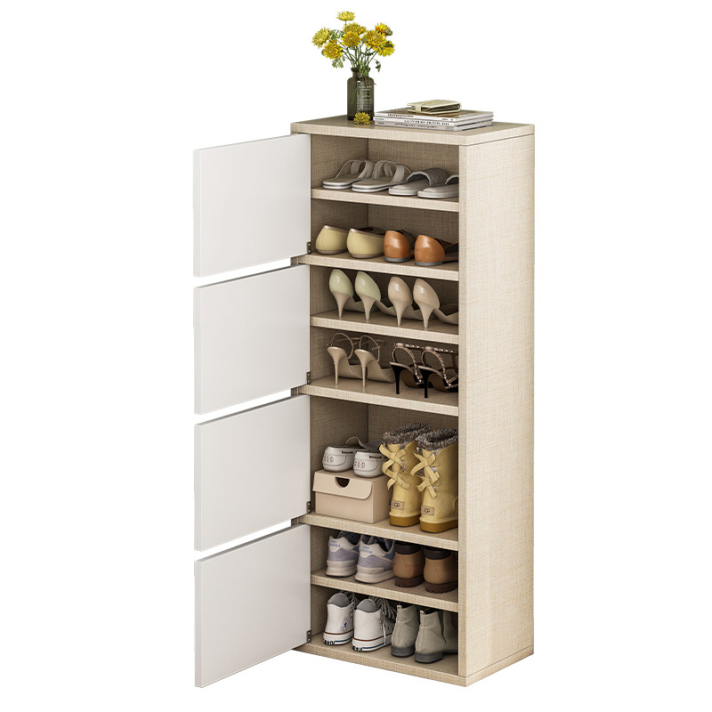 Gabinete de zapatos para el hogar que ahorra espacio de múltiples capas de Zapatero gabinete de almacenamiento económico a prueba de polvo de gran capacidad