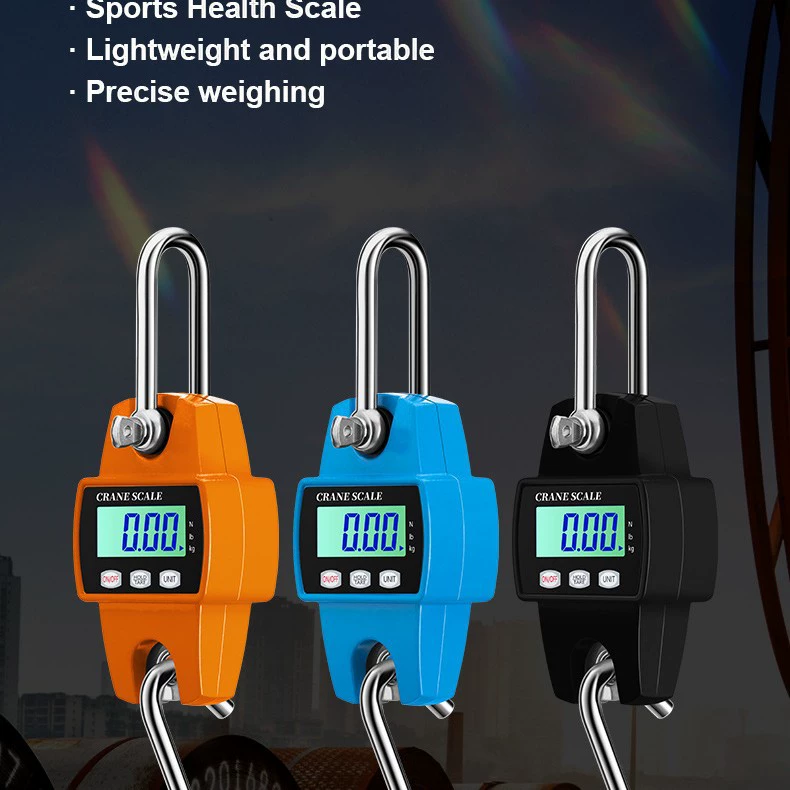 Трансграничный хит продаж: электронные крючковые весы 1000 кг, компактные