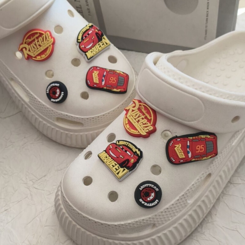 New Croc Shoe Accessories Cars Cute Cartoon DIY Detachable Decorations New Croc Shoe Accessories Cars Cute Cartoon DIY Detachable Decorations