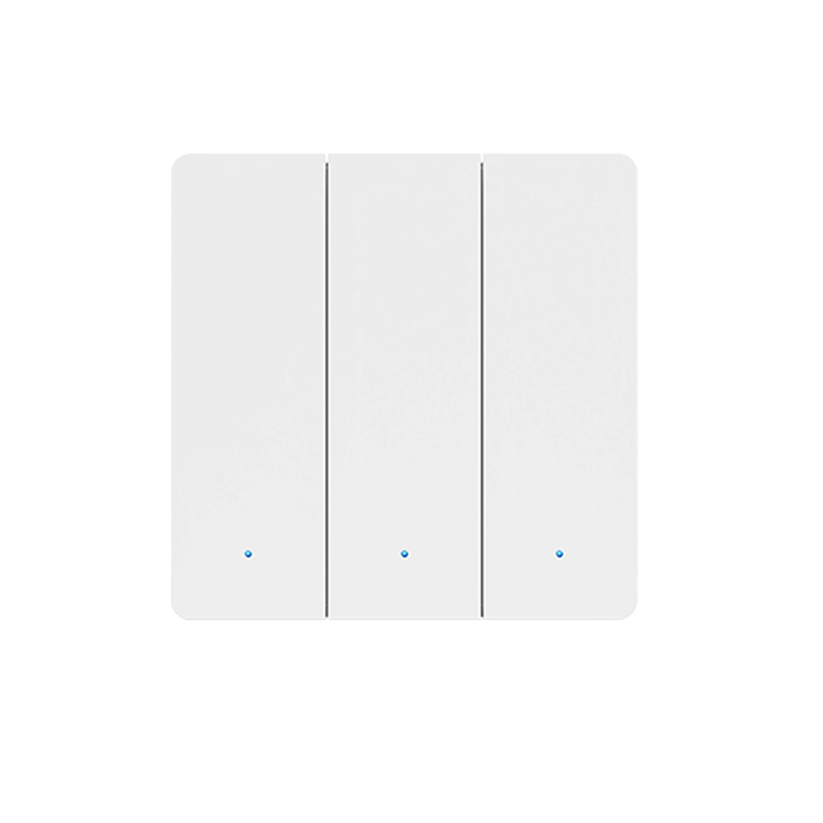 Настенный умный выключатель, Tuya Zigbee 3.0, ABS‑пластик, 1–3‑модульный (EU), 10 А, 7–300 Вт