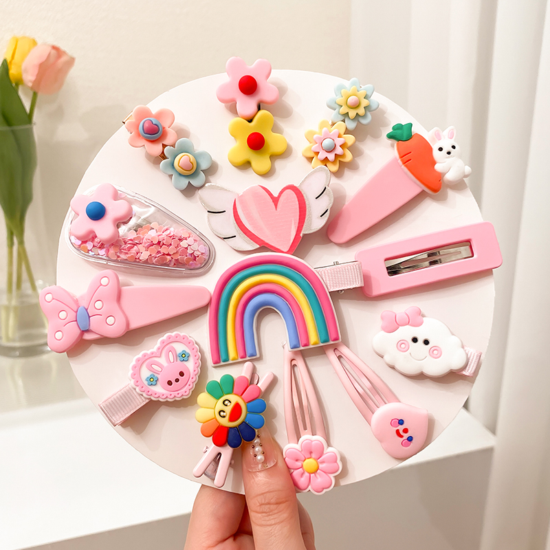 Clips de cabello para niñas, tocado para niñas, clips de cabello para niñas lindas y bonitas, clips para niñas, bebés súper lindos, Beiqin