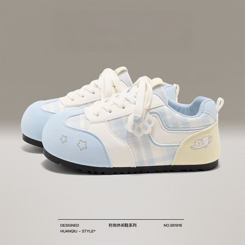 Small size women's shoes, lightweight, thick-soled, versatile, niche sneakers, 2026 new popular cute casual shoes for girls Small size women's shoes, lightweight, thick-soled, versatile, niche sneakers, 2026 new popular cute casual shoes for girls