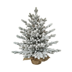 60cmクリスマスの小さな木のテーブルに小さなプレゼントを贈るクリスマススーパーのホテル装飾品pe小さな木が国境を越えた