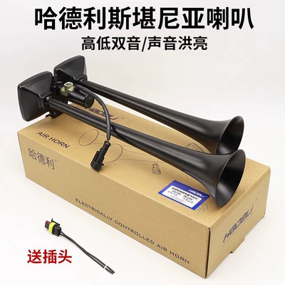 12V24V Hadley Air Horn Passenger Car Truck High and Low Tone Double Tube Horn Electric Control Scania Horn