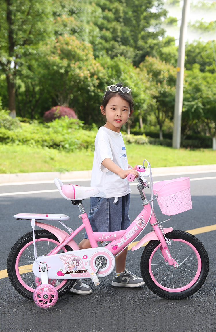新款儿童自行车,女孩童车脚踏车,2-5-9岁公主款单车自行车