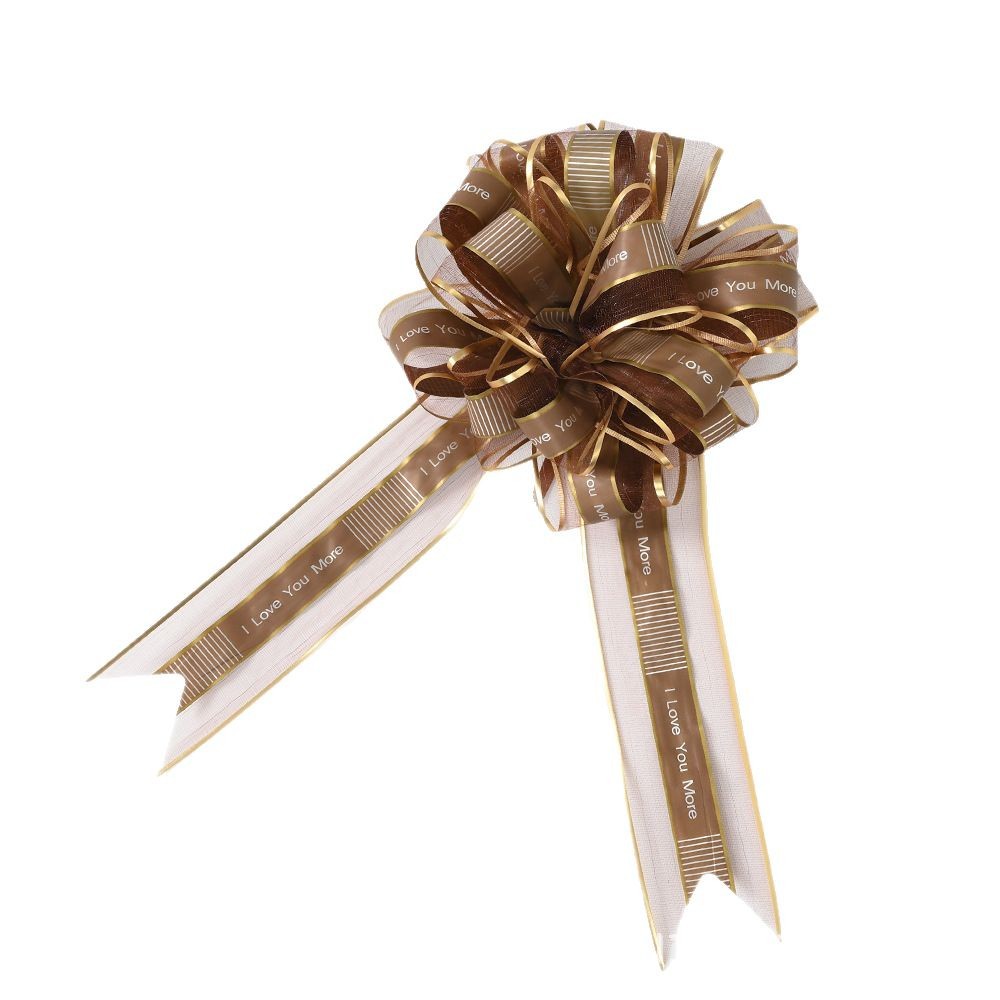 Transfronterizo extra tamaño 6.4 confesión alargada nieve sala flor de boda carro canasta de frutas abierta decoración esférica tira de flores