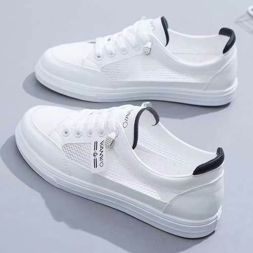 Women's Casual Shoes, Versatile Women's Shoes, Sports White Women's Shoes, Women's Spring and Summer Flat Platform Shoes, Trendy Shoes