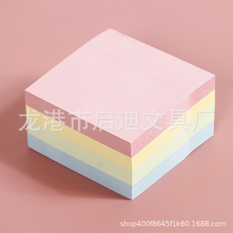 사무실 문구 색상 끈적 끈적한 메모 노란색 메모 책 노트 광고 N 회 메모 종이 메시지 자체 접착 용지