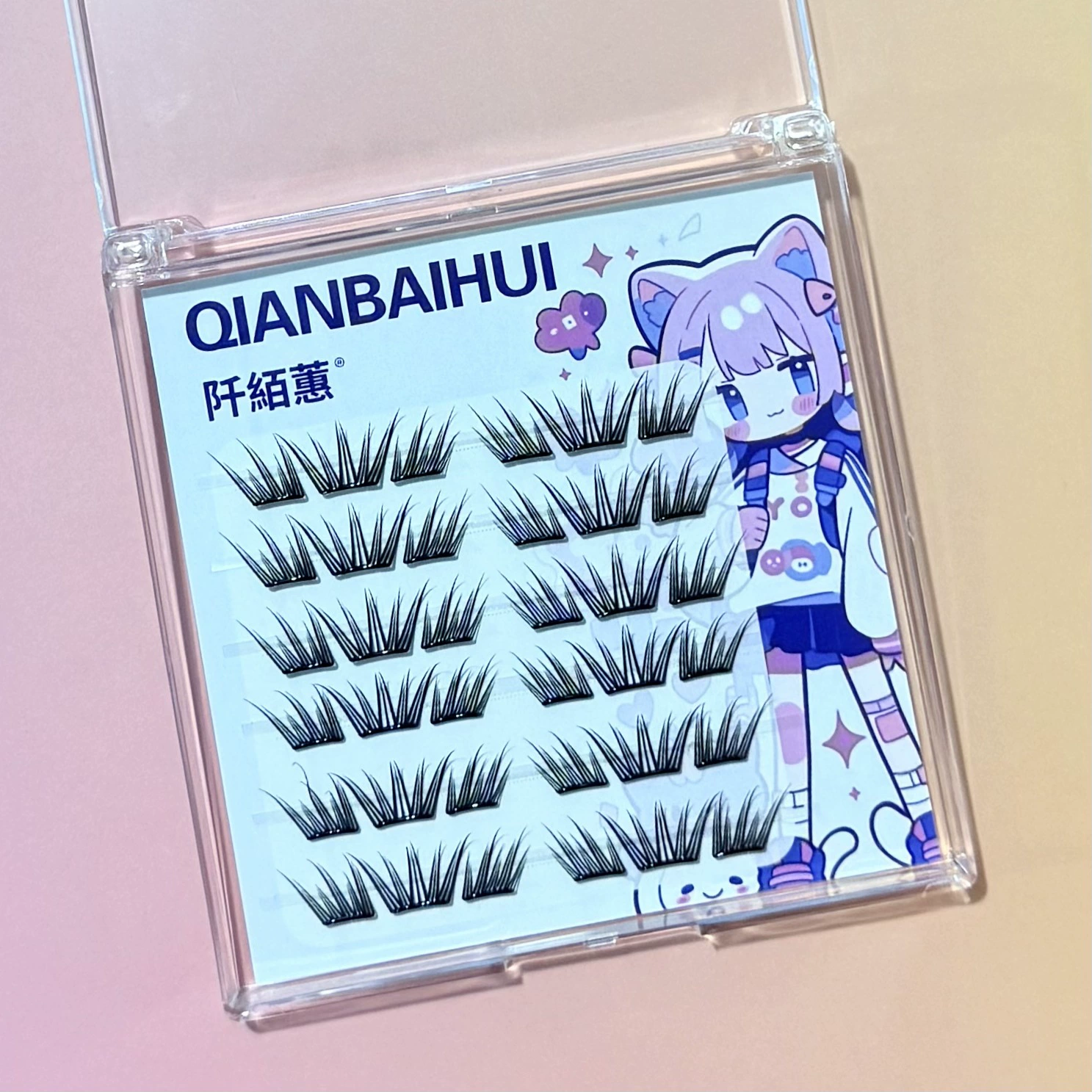 Capacious dense soft false eyelashes for eyelashes