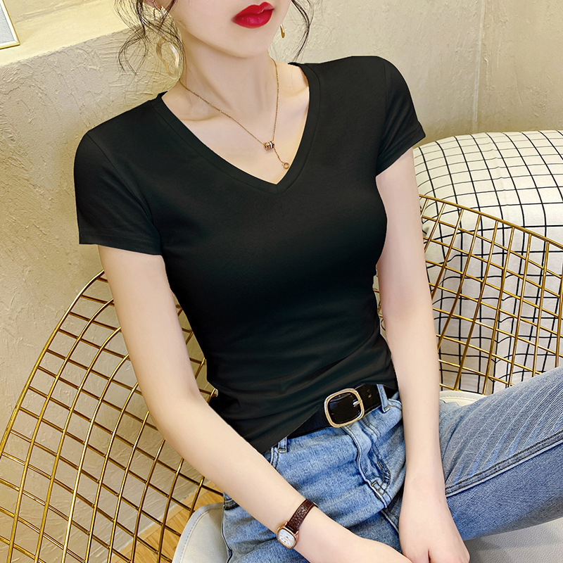 블랙 (V 넥)