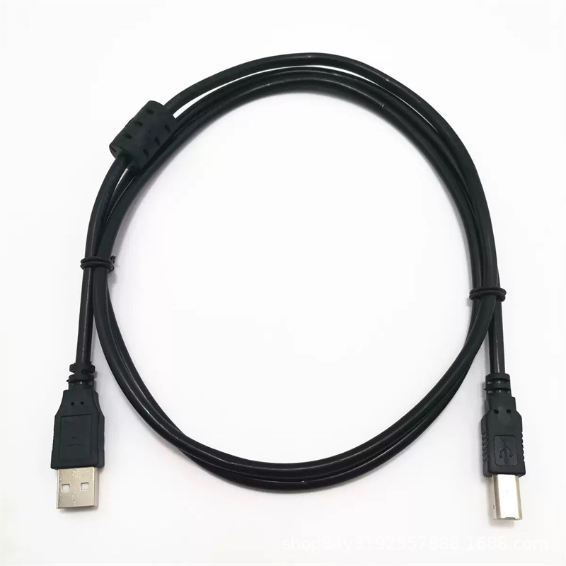 USB 印刷ケーブル全銅黒 1.18m 3.5m 10m USB2.0A/B 角口プリンタ データ ケーブル|undefined