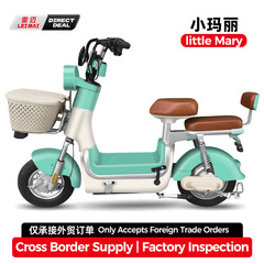国境を越えた卸売リトルメアリー電気自動車二人乗り通勤電動アシストバッテリーカー48v二輪電動自転車