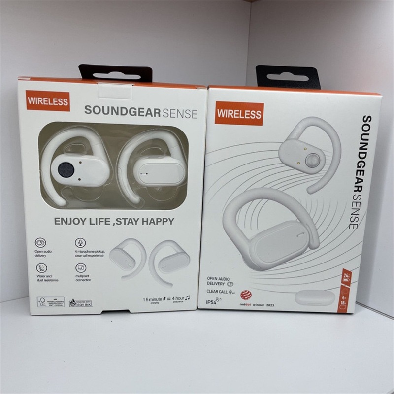 スポット IP54JB SOUNDGEAR Bluetooth スポーツ ワイヤレス ヘッドセット イヤーフック オープンタイプ 非インイヤー|undefined