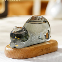 上新了故宫御猫天气瓶预报风暴瓶摆件小夜灯文创朋友七夕生日礼物