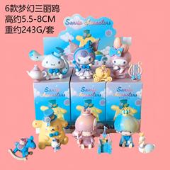 梦幻系列手办美乐蒂三丽鸥盲盒库洛米玉桂狗可爱公仔桌面摆件礼物