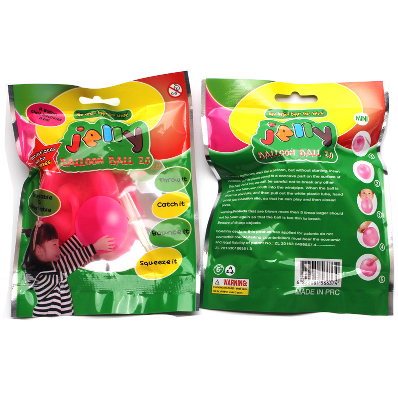 Bola de bofetada de venta caliente transfronteriza Bola inflable súper grande TPR descompresión de juguete Bola de inyección de agua de burbujas