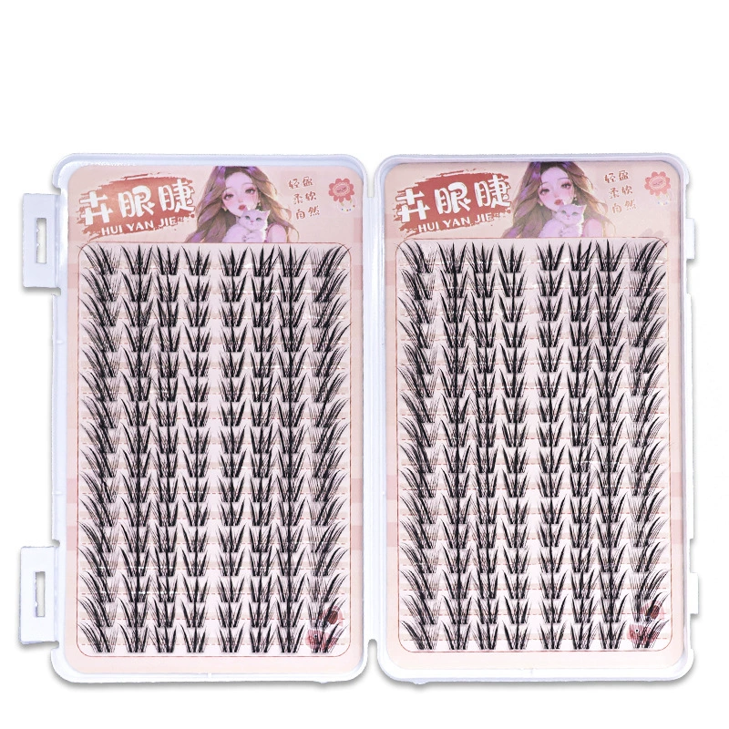 False Eyelashes (Tushan Fox) Dense Long Multi-Row Lash Kit — 3, 16, 32 Cluster Options