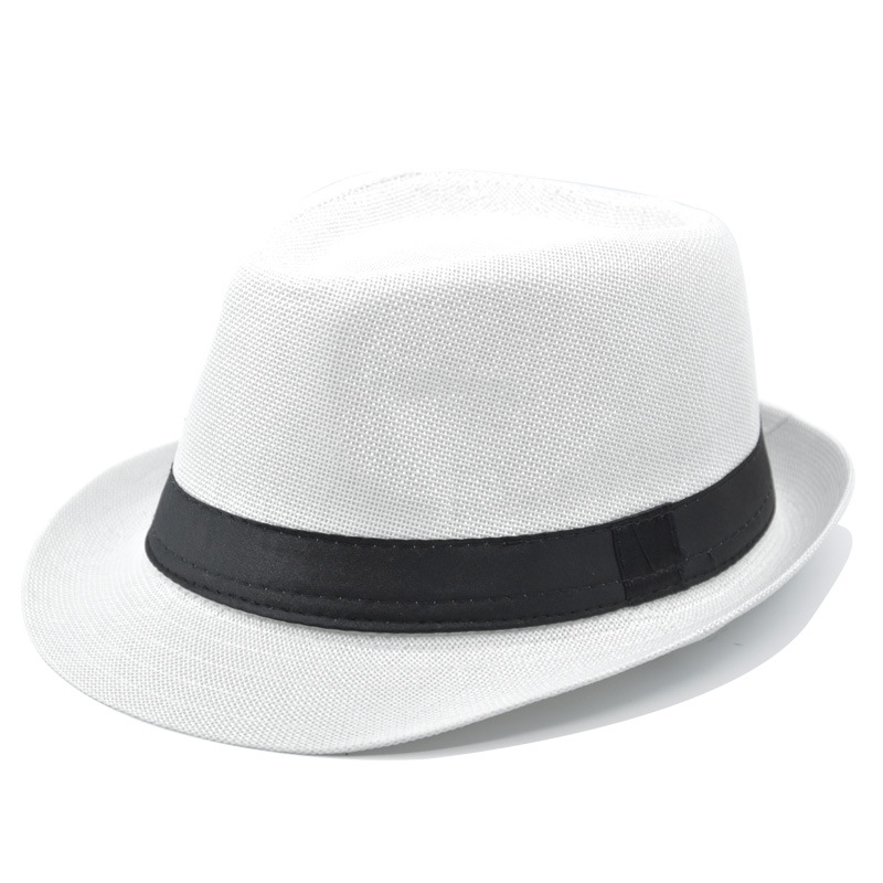 Unisex Modern Style Classic Style Geometric Curved Eaves Sun Hat Fedora Hat display picture 11