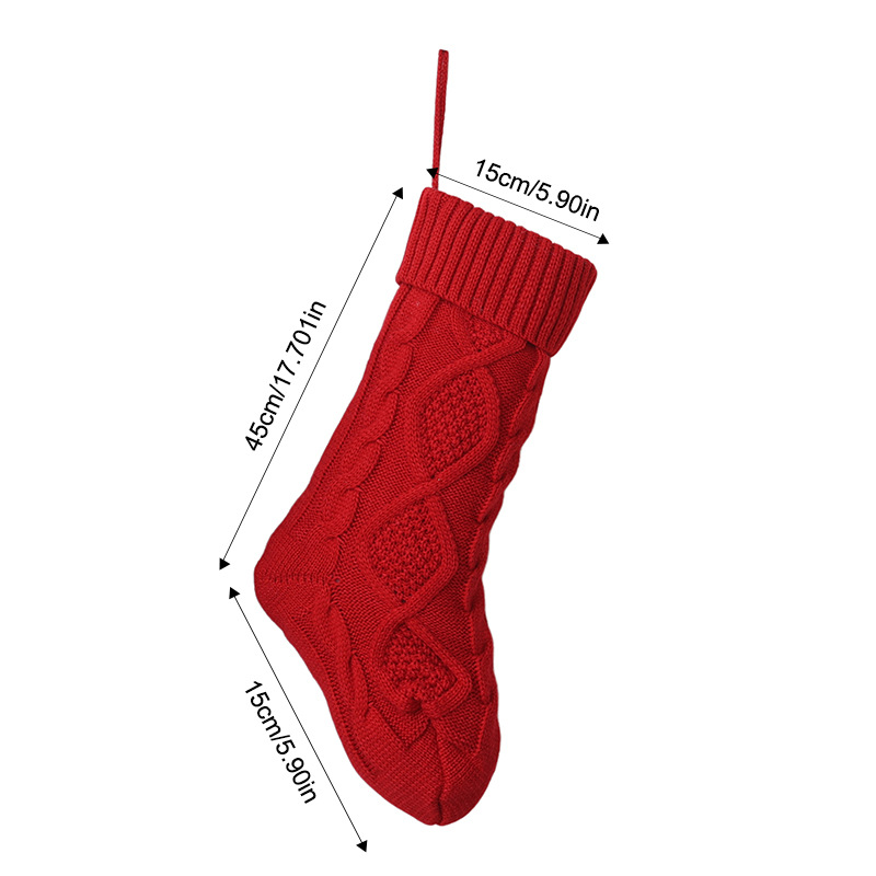 Knitted, solid color, red