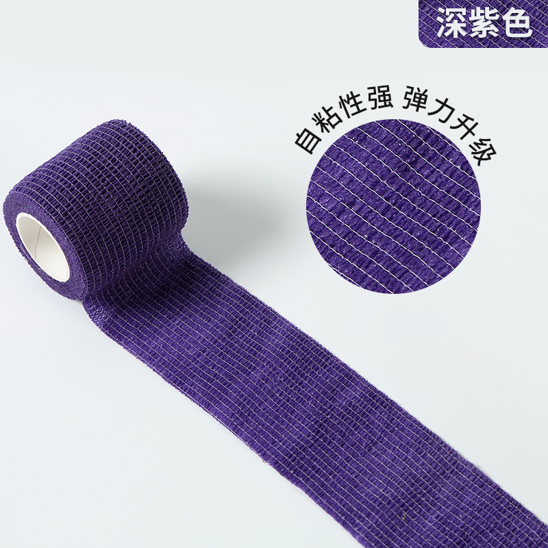 Fábrica al por mayor auto-adhesivo elástico dedo vendaje deportes cinta protectora de uñas no tejida auto-adhesivo dedo protección correa de rodilla