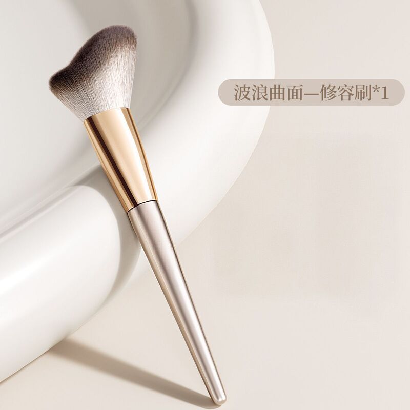 Wave Contouring Brush, Side Face Brush, Contouring Brush, Beveled Cheek Contouring Makeup Brush, Soft-Bristled Blush Brush Wave Contouring Brush, Side Face Brush, Contouring Brush, Beveled Cheek Contouring Makeup Brush, Soft-Bristled Blush Brush