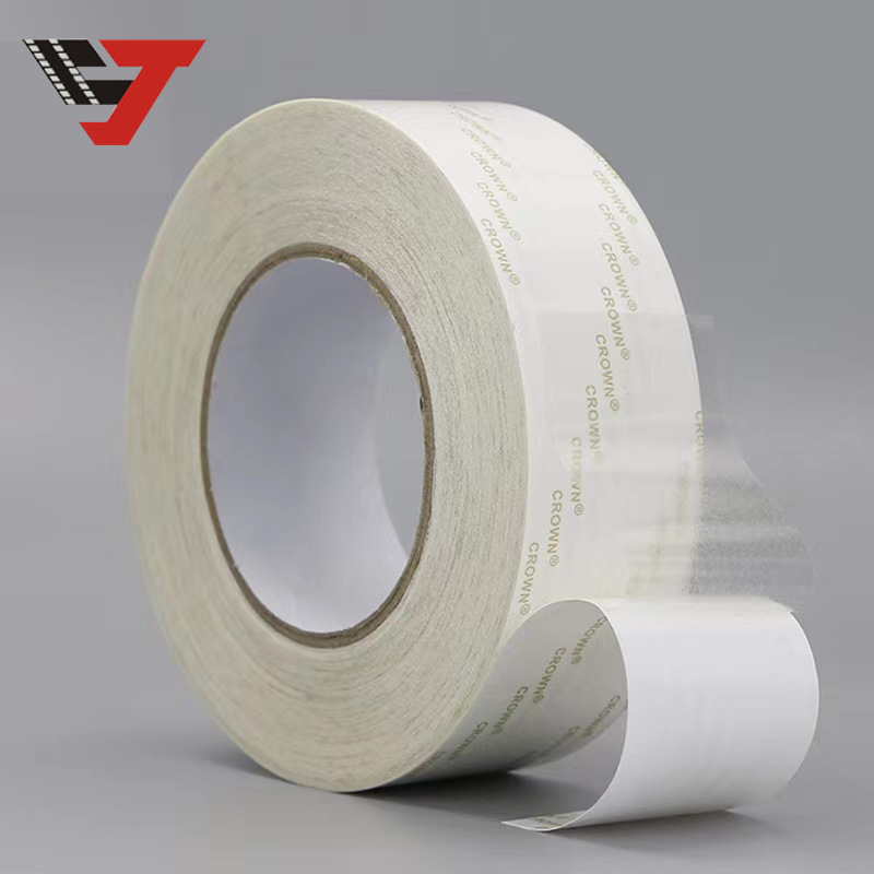 CROWN Crown 6025 adhesivo de doble cara PET transparente fuerte supervisco sin marca de alta temperatura pintura de diamante cinta adhesiva personalizada