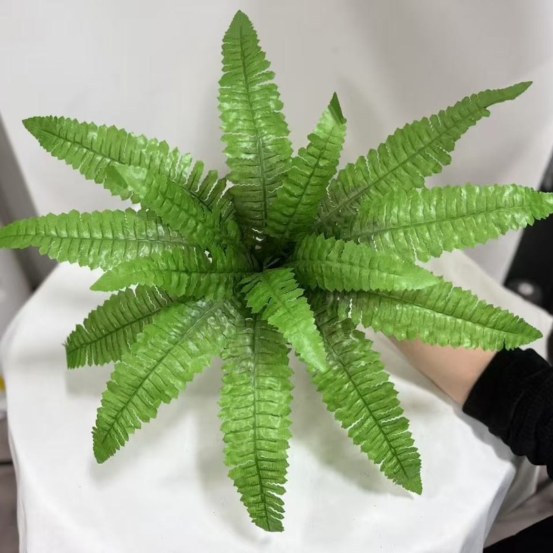 模擬ペルシャ草植物卸売シルクペルシャシダの葉結婚式家の装飾植物壁熱帯植物|undefined