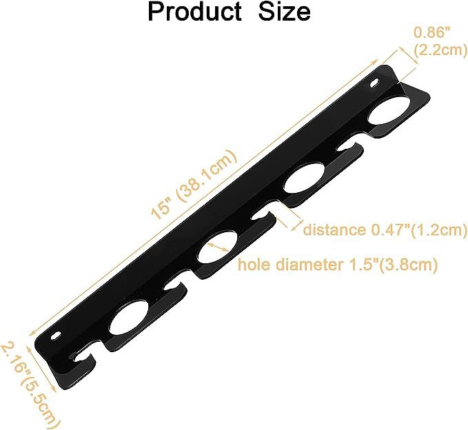 跨境亚克力钓鱼竿架墙壁天花板钓鱼竿收纳架鱼竿支架8根储存