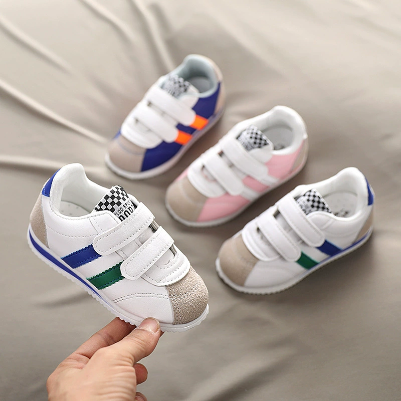 Новинка весны 202, обувь Форрест Гамп на мягкой подошве для мальчиков, детские спортивные и повседневные нескользящие кроссовки для девочек