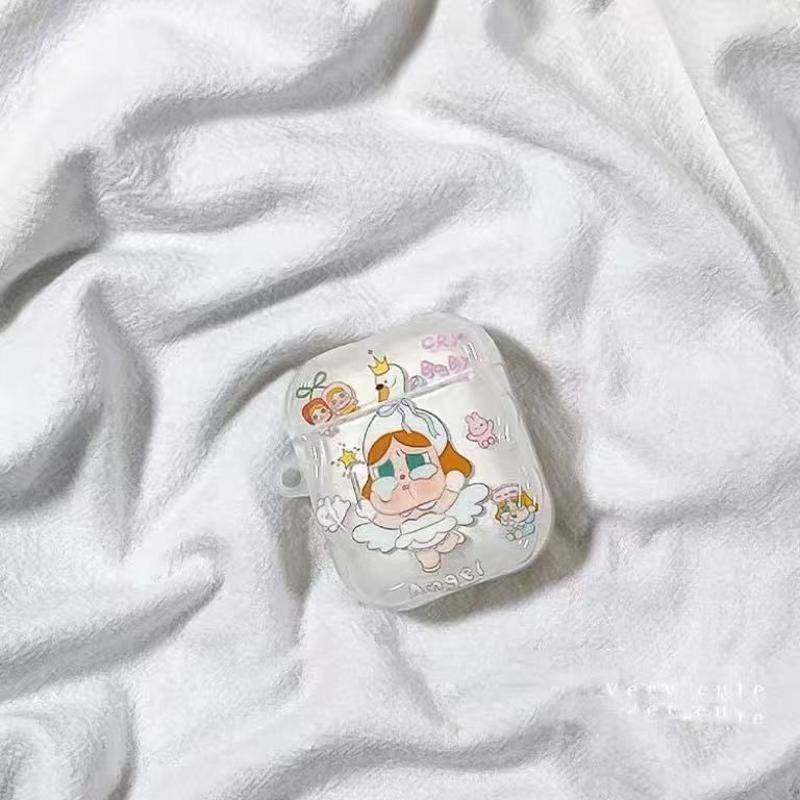 Cute ángel llorando bebé para airpods4 auriculares 5 generación airpodspro2 / 3 funda Bluetooth image 4