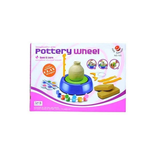 儿童陶艺机电动制陶DIY玩具 陶艺工坊 制作自己的陶瓷陶土