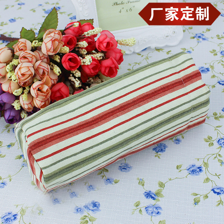 厂家新款环 保棉布袋制定时尚热水瓶抽绳束口袋批发创意收纳袋子