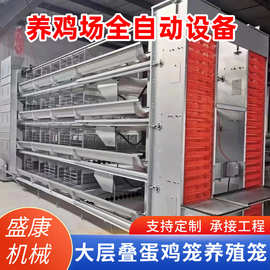 蛋鸡笼全自动捡蛋机一体化养鸡设备机械蛋鸡笼养殖鸡舍鸡场养殖笼