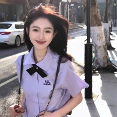タイ式制服セット学院風jk制服シャツ春秋タイ卒業班服ワンピースレディース半袖シャツ