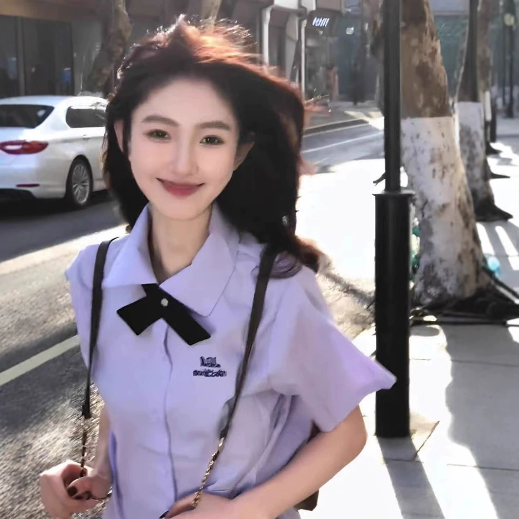 Школьный костюм в тайском стиле jk униформа рубашка весна и осень в Таиланде выпускной костюм платье платье платье с короткими рукавами