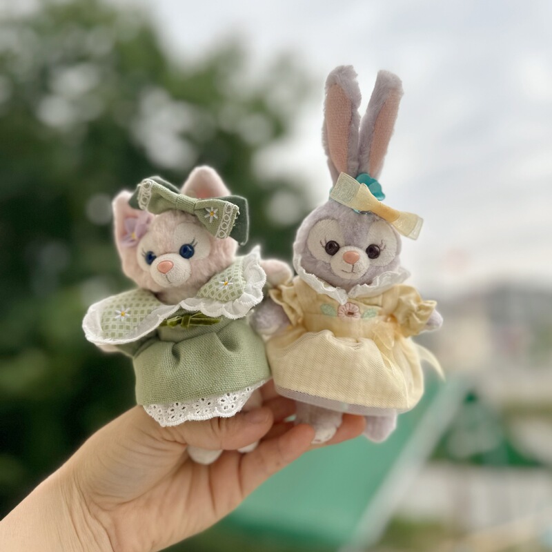 Clothes Only] 15cm Belle Keychain DIY Replacement Spring & Fall Series Baby Clothes Lulu Doll Cake Pendant